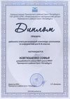 2019-2020 Ковтюшенко Софья 8л (РО-информатика 6-8)